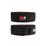 Gorilla Wear Gorilla Wear 4 Inch Nylon Lifting Belt - Black/Red Stitched, vue officielle principale