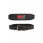 Gorilla Wear Gorilla Wear 4 Inch Padded Leather Lifting Belt - Black/Red, vue officielle principale