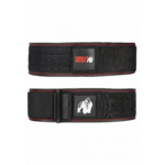 Gorilla Wear Gorilla Wear 4 Inch Premium Leather Lifting Belt - Black, vue officielle principale