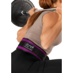 Gorilla Wear Gorilla Wear 4 Inch Womens Lifting Belt - Black/Purple, vue officielle secondaire