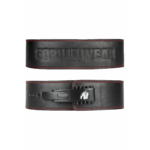 Gorilla Wear 4 Inch Premium Leather Lever Belt - Black - photo officielle Gorilla Wear
