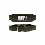 Gorilla Wear 4 Inch Padded Leather Lifting Belt - Army Green - photo officielle Gorilla Wear