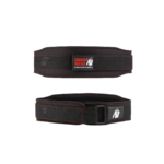 Gorilla Wear 4 Inch Women's Lifting Belt - Black/Red Stitched - photo officielle Gorilla Wear