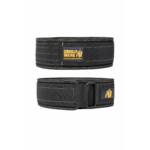 Gorilla Wear 4 Inch Nylon Lifting Belt - Black/Gold - photo officielle Gorilla Wear
