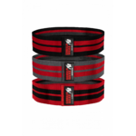 Glute Bands 3-Pack - Black/Red/Gray - Gorilla Wear original