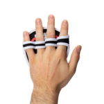 Palm Grip Pads - Black/Red – autre vue Gorilla Wear originale