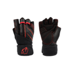 Dallas Wrist Wraps Gloves 2.0 - Black/Red – photo fabricant originale