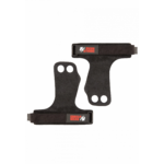 2-Hole Leather Lifting Grips - Black – photo Gorilla Wear authentique