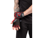 Mitchell Training Gloves - Black/Red, photographie Gorilla Wear 3