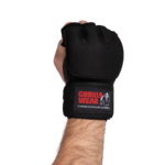 Gel Glove Wraps - Black/White – photo officielle Gorilla Wear 3