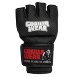 Berea MMA Gloves (Without Thumb) - Black/White – photo officielle Gorilla Wear 2