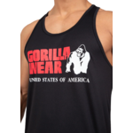 Débardeur Classic Training noir Gorilla Wear homme, vue 4