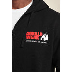 Sweat zippé Classic Oversized Gorilla Wear homme - Noir, photo 5