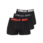 Lot de 3 boxers Gorilla Wear homme - Noir, vue officielle 1
