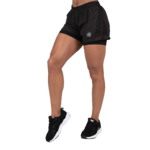 Short 2-en-1 Portland Gorilla Wear femme - Noir, vue 1