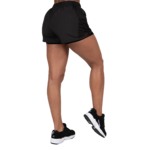 Short 2-en-1 Portland Gorilla Wear femme - Noir, vue 2