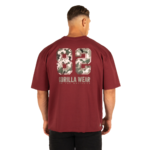 T-shirt oversize Callaway Gorilla Wear homme - Bordeaux - vue 2