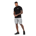 Short cargo Hudson Gorilla Wear homme - Gris chiné - vue 3