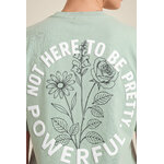 T-shirt oversize Vienna Gorilla Wear femme - Vert clair - vue 4