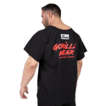 Haut Old School Augustine Gorilla Wear homme - Noir/Rouge, vue 2