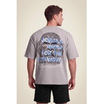 T-shirt oversize Macon Gorilla Wear homme - Gris clair, vue 1