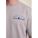 T-shirt oversize Macon Gorilla Wear homme - Gris clair, vue 4