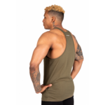 Débardeur Carter Stretch Gorilla Wear homme - Vert kaki, vue 2