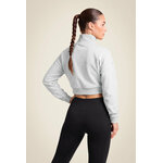 Sweat court demi-zip Ocala Gorilla Wear femme - Gris, vue 2