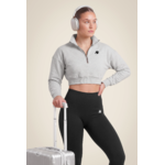 Sweat court demi-zip Ocala Gorilla Wear femme - Gris, vue 5