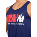 Classic Training Débardeur Gorilla Wear - Bleu marine, vue 4