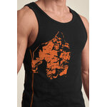 Monterey Débardeur Gorilla Wear - Noir/Orange - vue 4