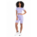 Selah Seamless Cycling Short Gorilla Wear - Lilas, vue 3