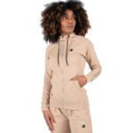 Marion Zipped Sweat à capuche Gorilla Wear - Beige vue 1