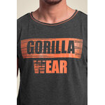 Wallace Workout Top Gorilla Wear homme - Gris/Orange, vue 4