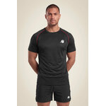 Performance T-shirt Gorilla Wear homme - Noir/Rouge, vue 1