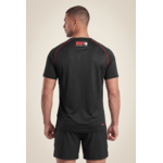 Performance T-shirt Gorilla Wear homme - Noir/Rouge, vue 2