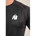 Performance T-shirt Gorilla Wear homme - Noir/Rouge, vue 4