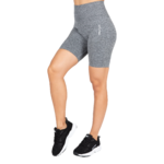 Quincy Seamless Cycling Short Gorilla Wear - Gris chiné, vue 1