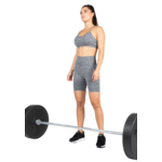 Quincy Seamless Cycling Short Gorilla Wear - Gris chiné, vue 3