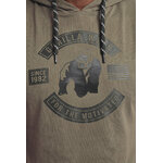 Lawrence Hooded Débardeur Gorilla Wear - Vert kaki, vue 4