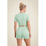 Whitney Seamless Top court Gorilla Wear - Vert, vue 2