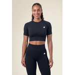 Whitney Seamless Top court Gorilla Wear - Noir, vue 1