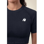 Whitney Seamless Top court Gorilla Wear - Noir, vue 4