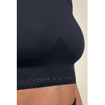 Whitney Seamless Top court Gorilla Wear - Noir, vue 5