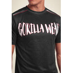 Clayton T-shirt Gorilla Wear - Noir/Rouge - vue 4