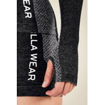 Selah Seamless Manches longues Gorilla Wear - Noir, vue 4