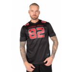 Fresno T-shirt Gorilla Wear - Noir/Rouge - vue 1