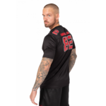Fresno T-shirt Gorilla Wear - Noir/Rouge - vue 2