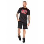Fresno T-shirt Gorilla Wear - Noir/Rouge - vue 3