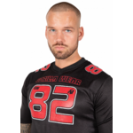Fresno T-shirt Gorilla Wear - Noir/Rouge - vue 4